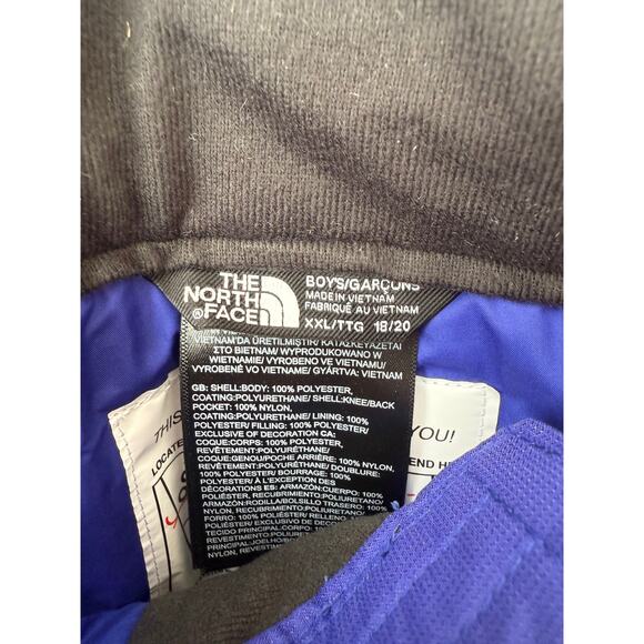 The North Face Boys Lapis Blue Freedom Insulated Pants Size XXL - Picture 6 of 7